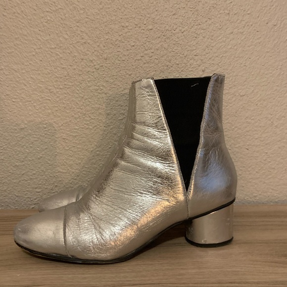 Rebecca Minkoff Fall 2016 silver boots - Picture 2 of 3